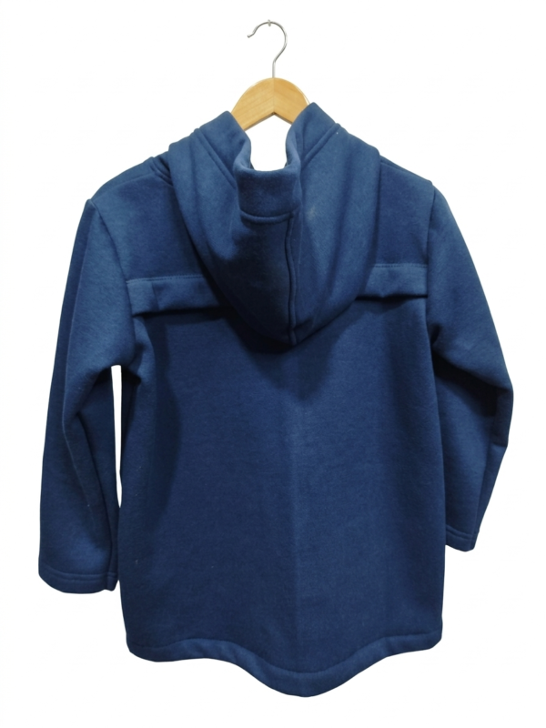 Polera4_1 Chaqueta-Abrigo Minimalista con Capucha "Blue Classic"