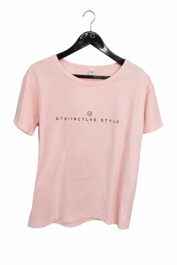 Conjunto "Alive" para Niña – Peto Vaquero con Corazones y Camiseta Rosa Pastel